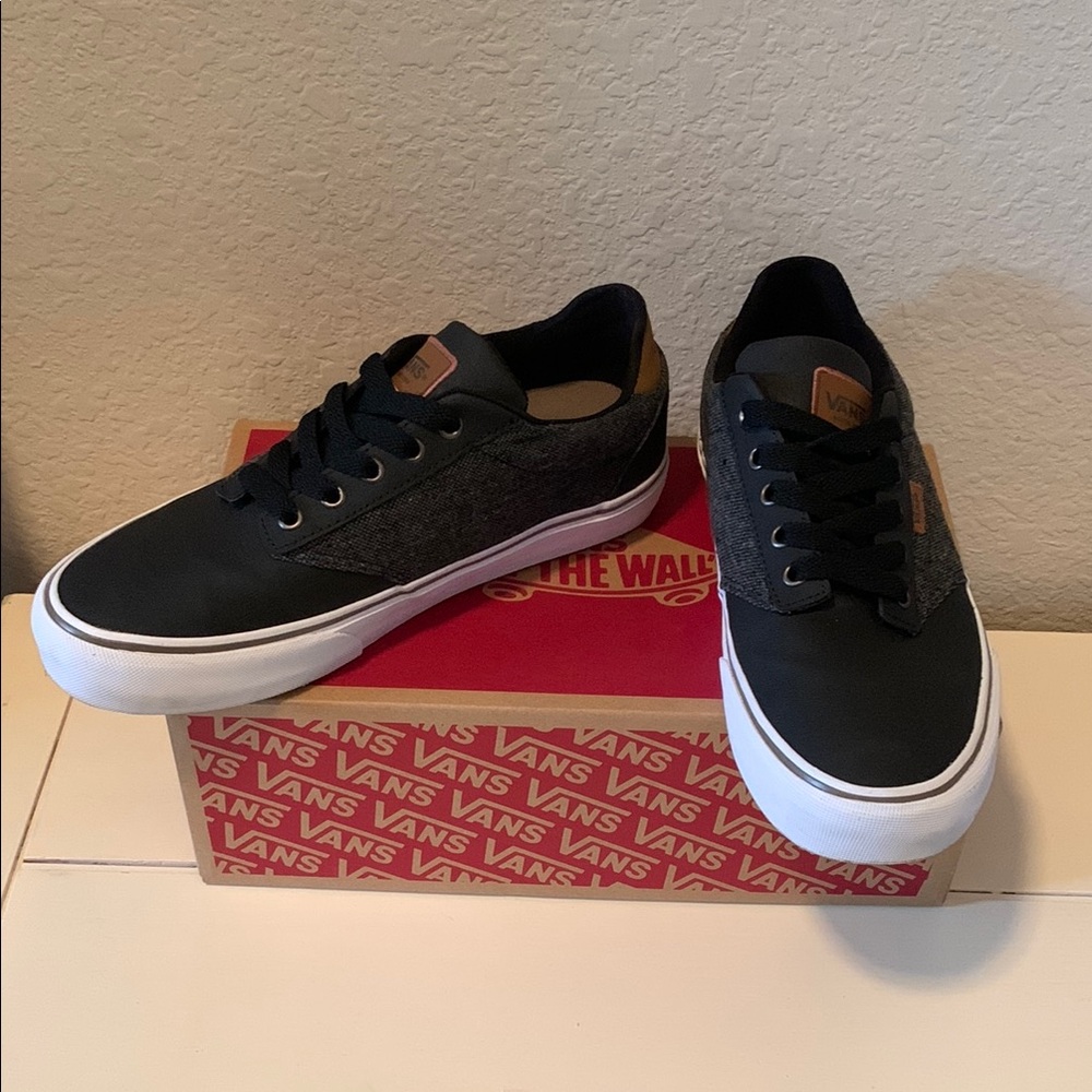 Vans Black Canvas Shoes - NWOT